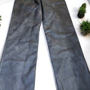 Abercrombie & Fitch leather pant flare size 27 new